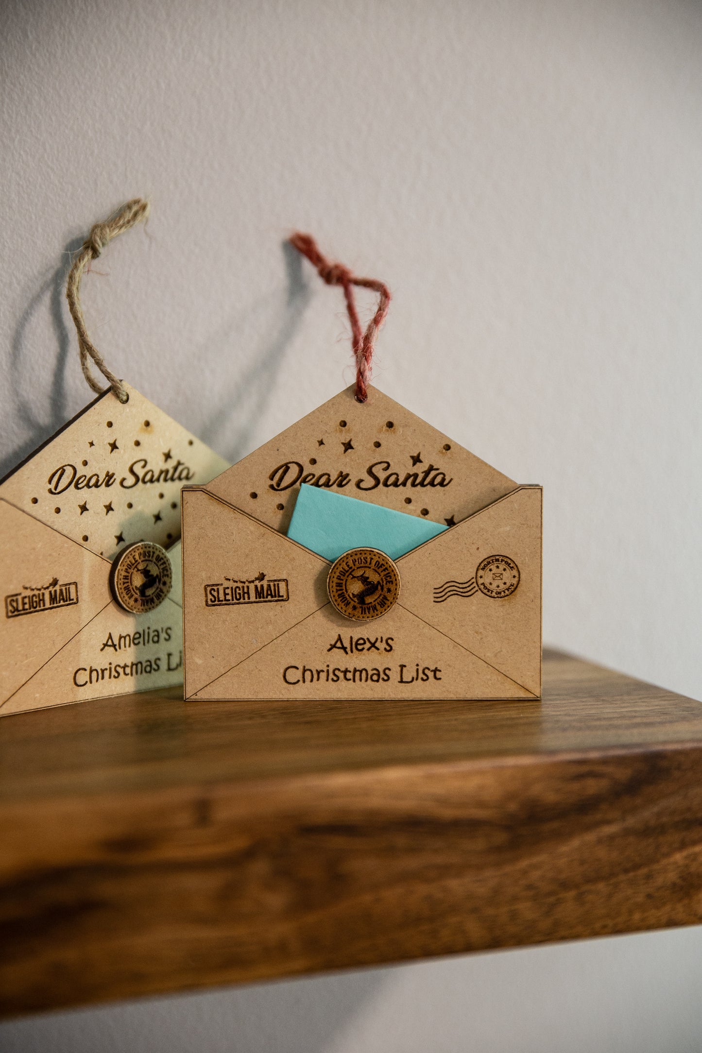 Dear Santa Letter - Christmas Ornament