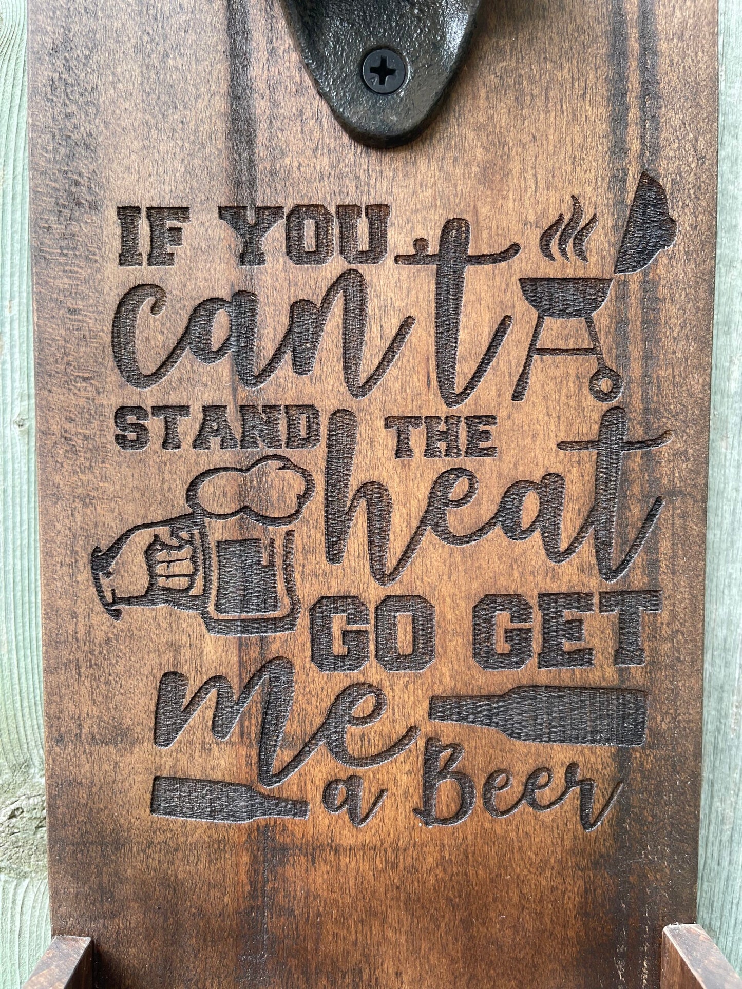 Wall-Mounted Bottle Opener